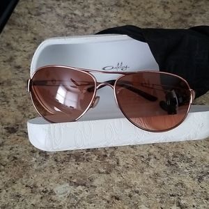 Oakley rose gold avaitors